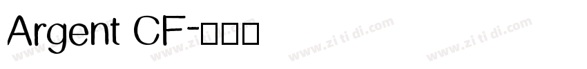 Argent CF字体转换